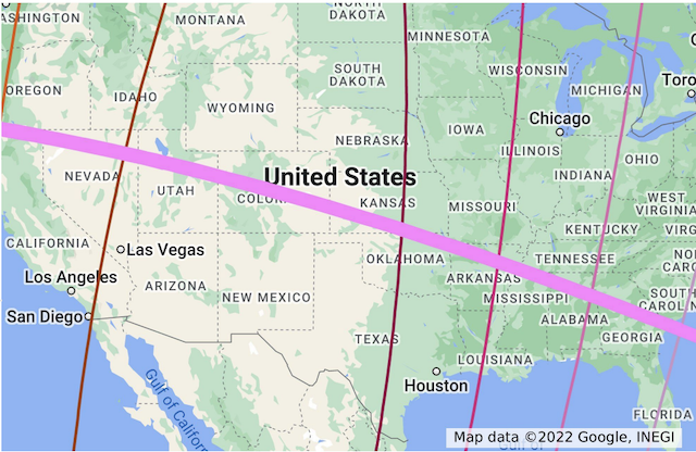 Thumbnail of Occultation Map