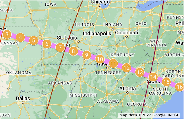 Thumbnail of Occultation Map