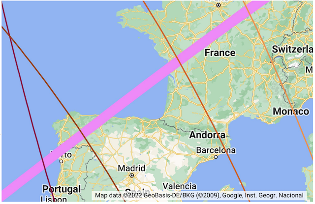 Thumbnail of Occultation Map