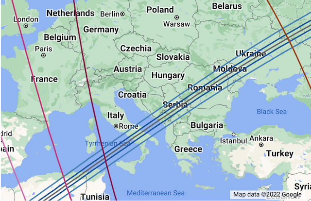 Thumbnail of Occultation Map