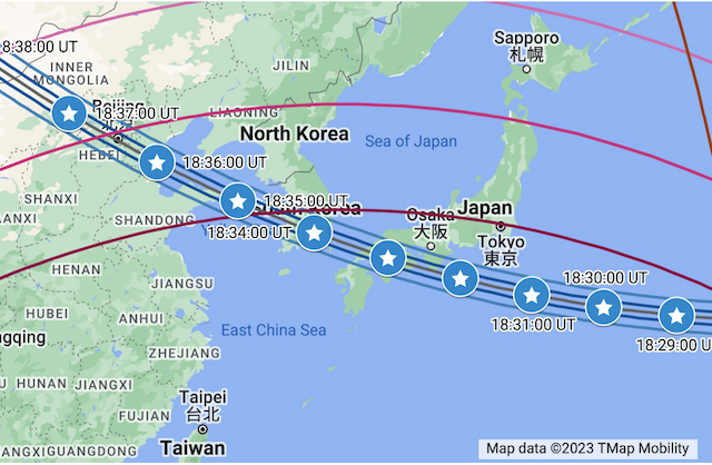 Thumbnail of Occultation Map